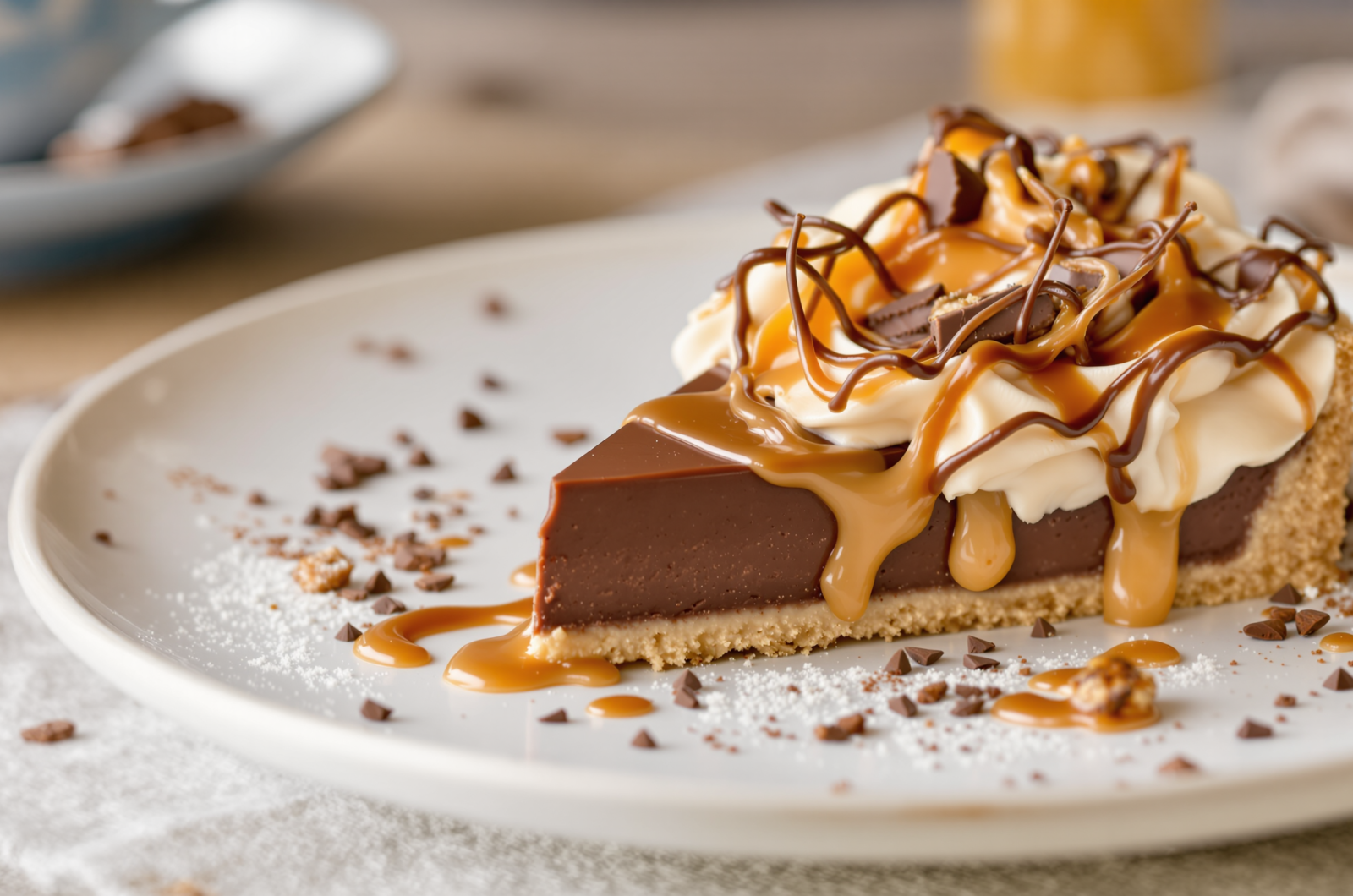 Salted Caramel and Dark Chocolate Tart